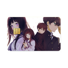 Load image into Gallery viewer, Eru Chitanda  And  Hōtarō Oreki Together  Credit Card Skins (4-in-1 Pack)
