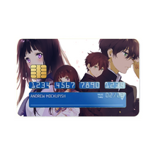 Load image into Gallery viewer, Eru Chitanda  And  Hōtarō Oreki Together  Credit Card Skins (4-in-1 Pack)
