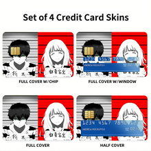 Load image into Gallery viewer, Eru Chitanda  And  Hōtarō Oreki Wanted  Credit Card Skins (4-in-1 Pack)
