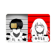 Load image into Gallery viewer, Eru Chitanda  And  Hōtarō Oreki Wanted  Credit Card Skins (4-in-1 Pack)
