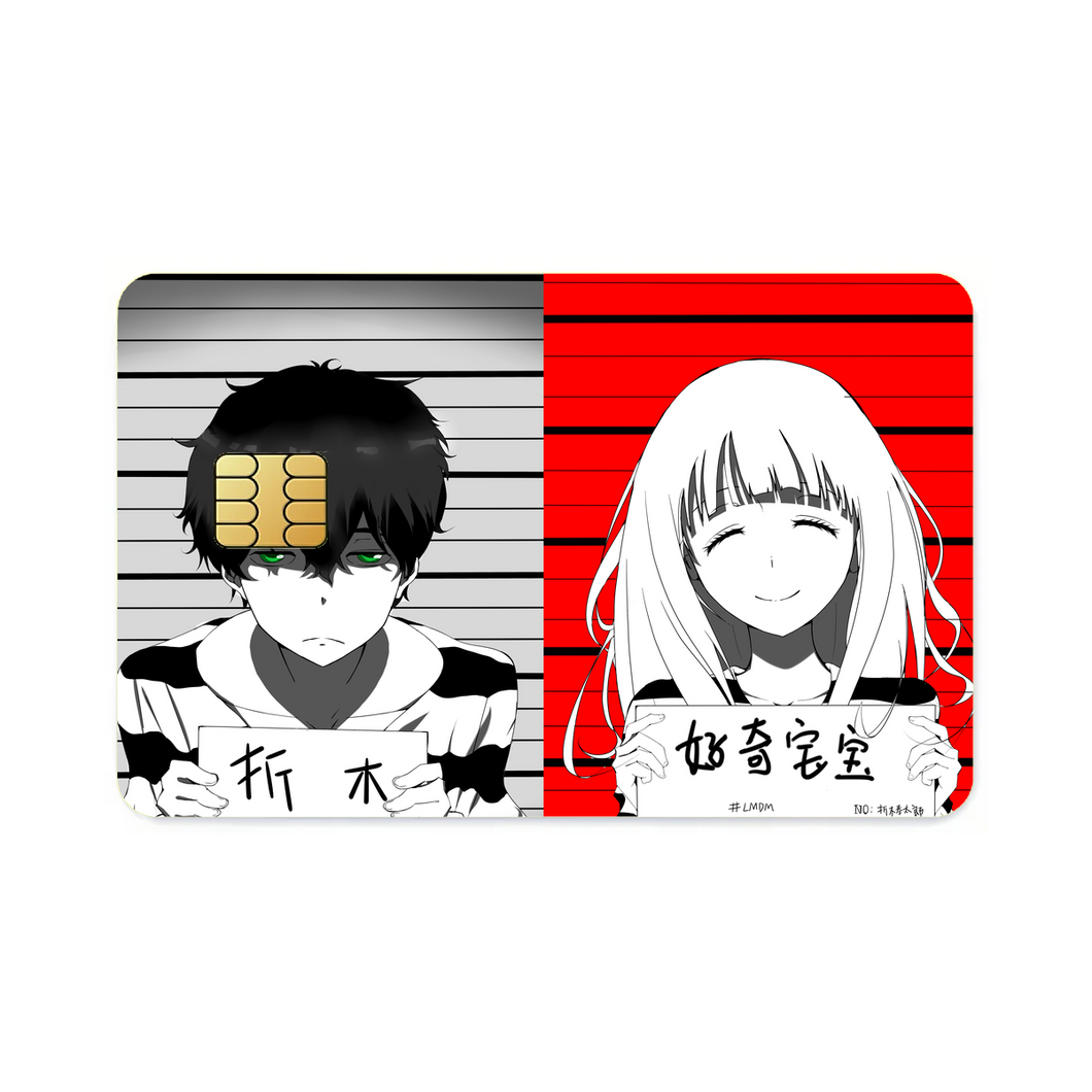 Eru Chitanda  And  Hōtarō Oreki Wanted  Credit Card Skins (4-in-1 Pack)