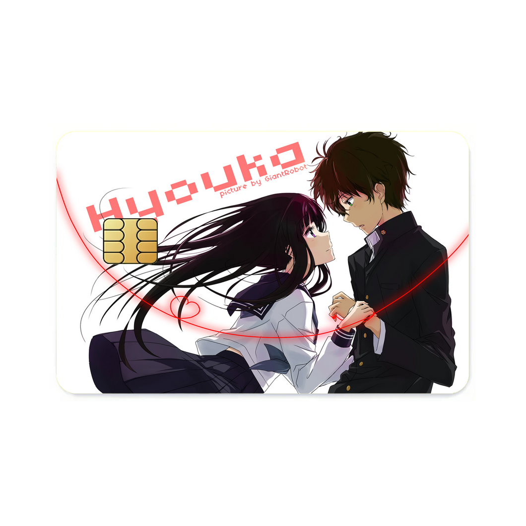Eru Chitanda  And Hōtarō Orekiholding hands together  Credit Card Skins (4-in-1 Pack)