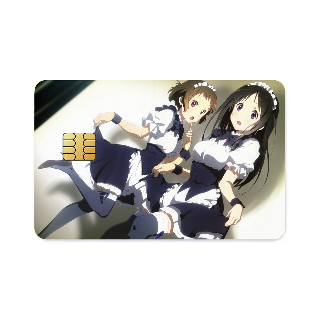 Eru Chitanda And Mayaka Ibara Maid Dress  Credit Card Skins (4-in-1 Pack)