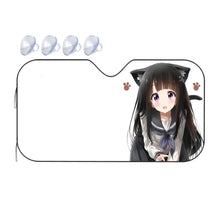 Load image into Gallery viewer, Eru Chitanda  Cat form  Car Sunshade
