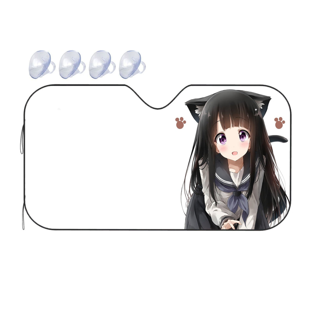 Eru Chitanda  Cat form  Car Sunshade