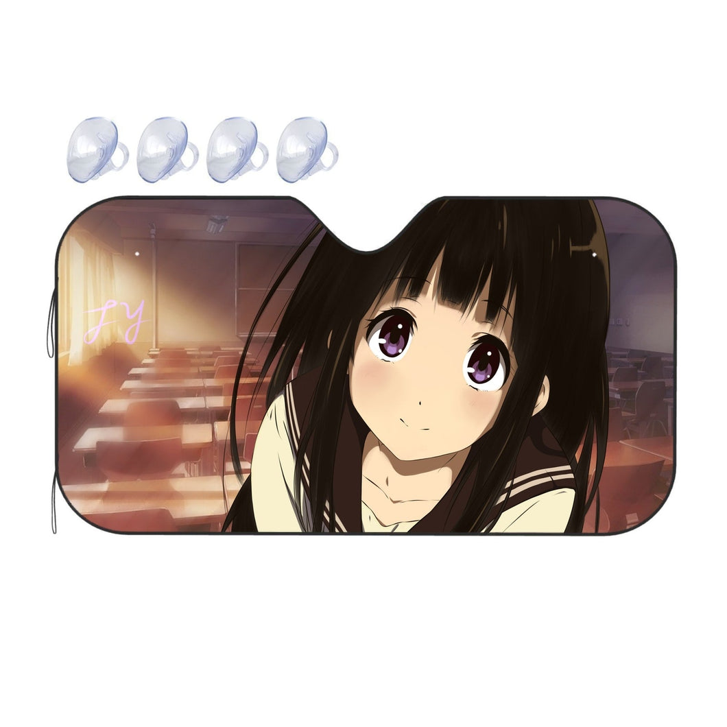 Eru Chitanda  Face  Car Sunshade