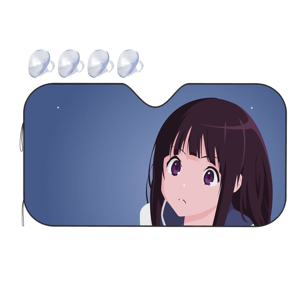 Eru Chitanda  Face  Car Sunshade