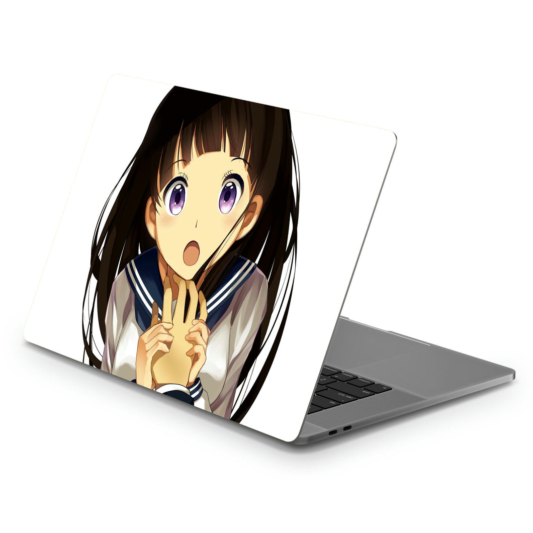 Eru Chitanda  Face  Macbook Skin