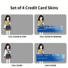 Load image into Gallery viewer, Eru Chitanda  Full body  Credit Card Skins (4-in-1 Pack)
