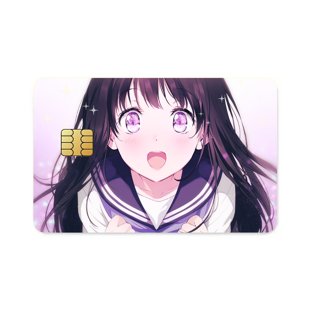 Eru Chitanda Glowing eyes  Credit Card Skins (4-in-1 Pack)
