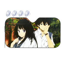 Load image into Gallery viewer, Eru Chitanda  Hōtarō Oreki Faces  Car Sunshade
