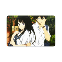 Load image into Gallery viewer, Eru Chitanda  Hōtarō Oreki Faces  Credit Card Skins (4-in-1 Pack)
