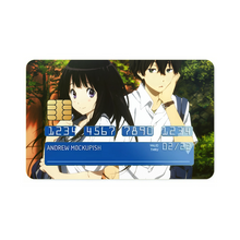 Load image into Gallery viewer, Eru Chitanda  Hōtarō Oreki Faces  Credit Card Skins (4-in-1 Pack)
