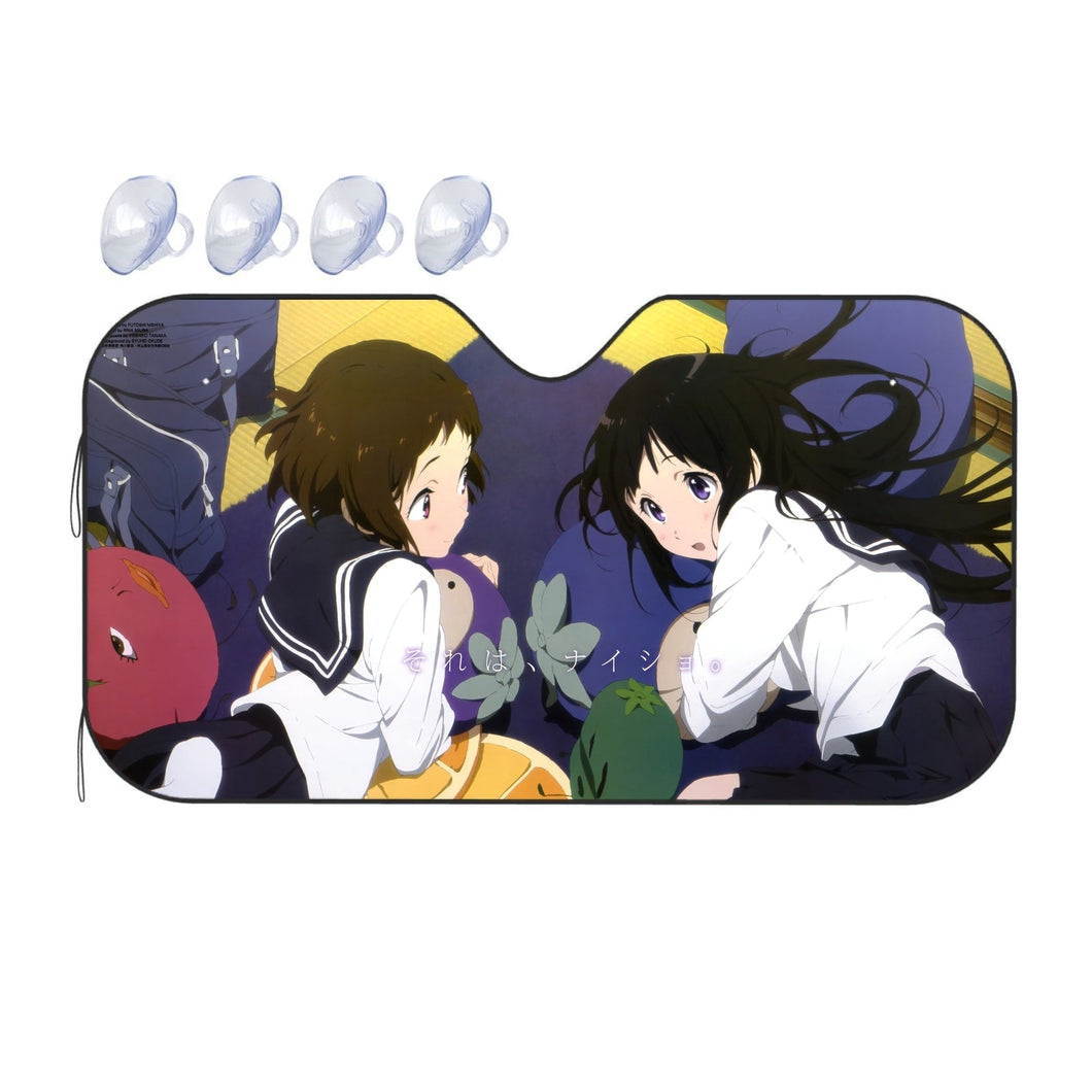 Eru Chitanda  Mayaka Ibara School uniform  Car Sunshade