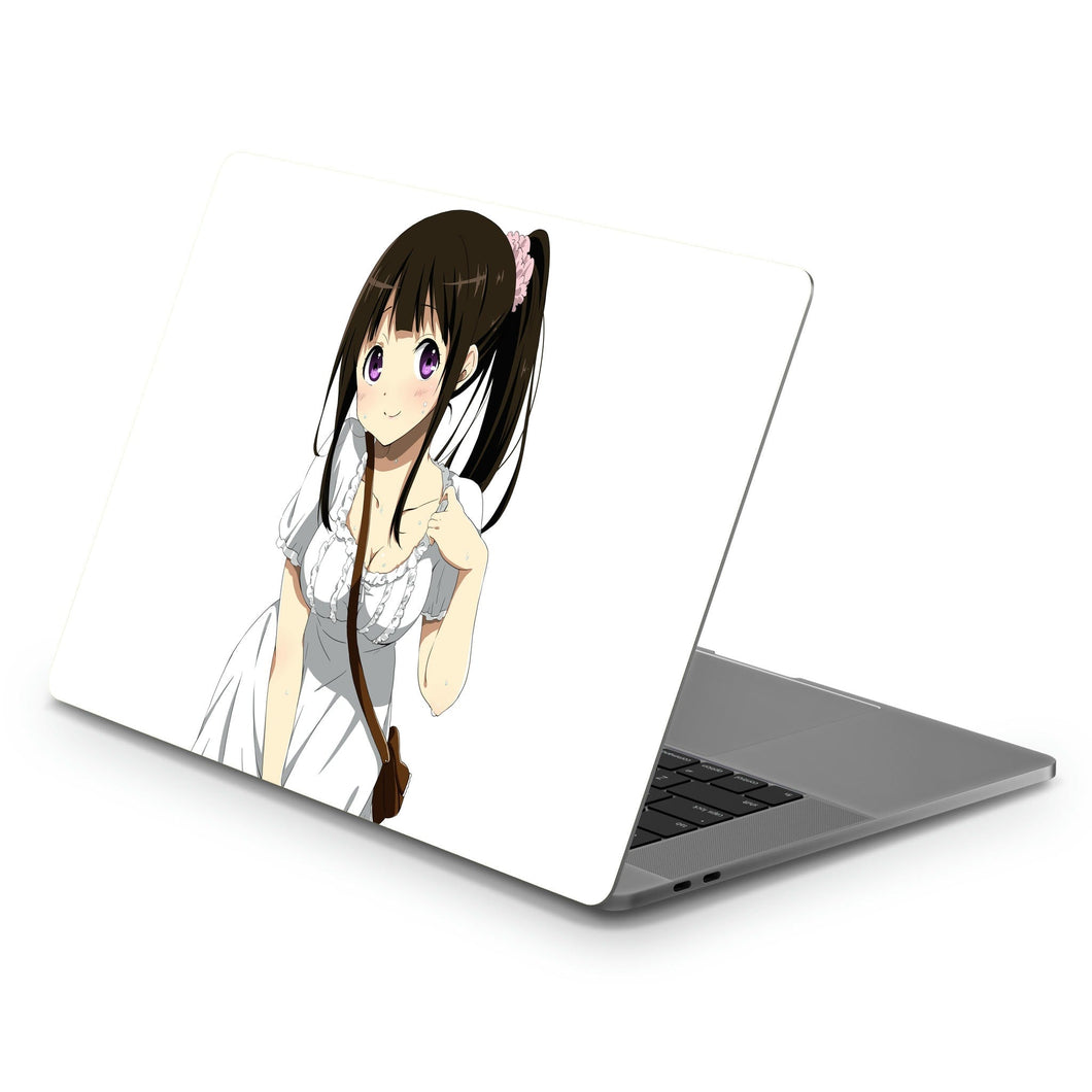 Eru Chitanda  Smile  Macbook Skin