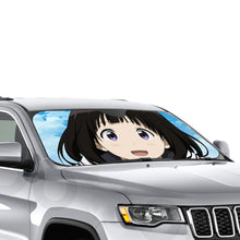 Load image into Gallery viewer, Eru Chitanda  Smiling face  Car Sunshade
