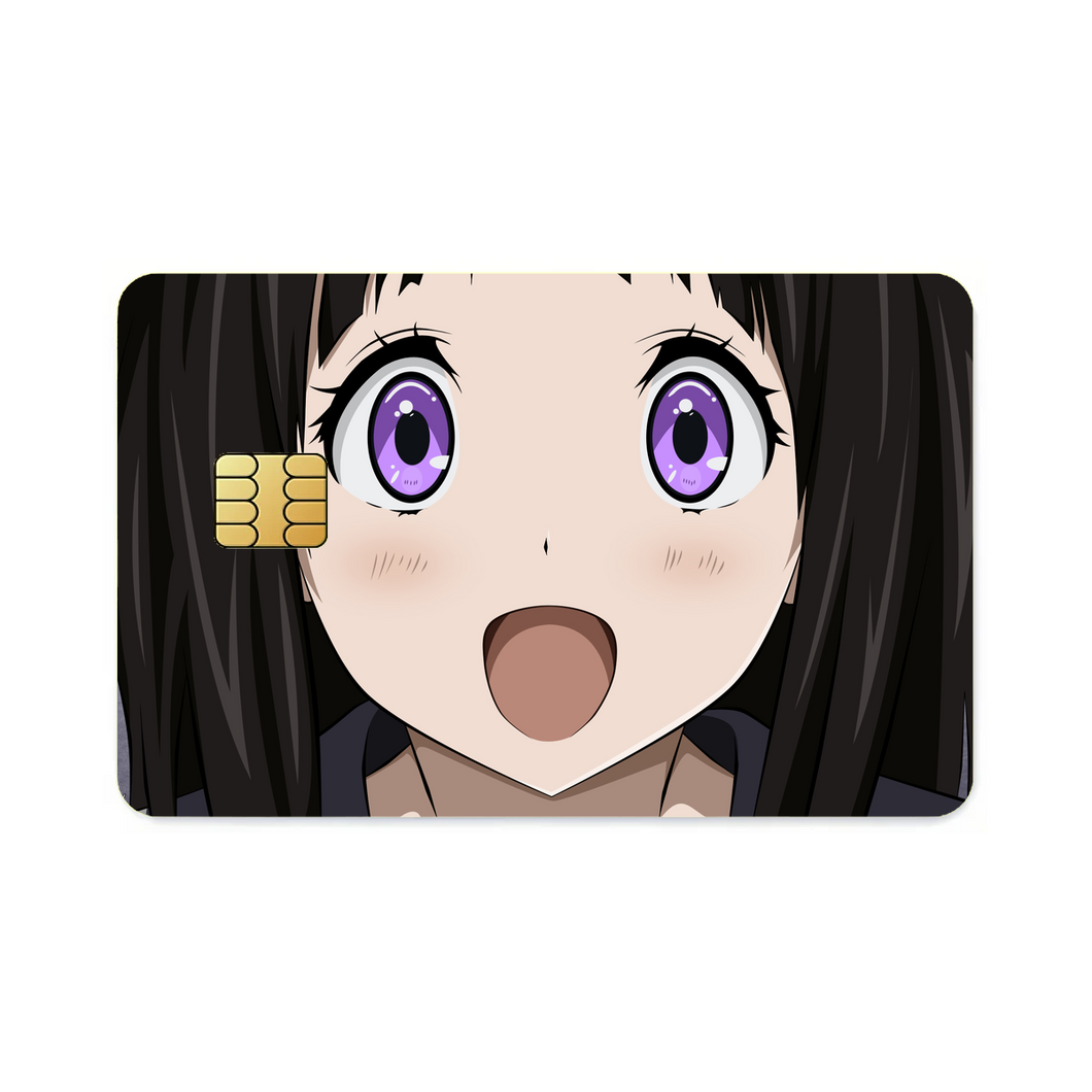 Eru Chitanda Smiling face  Credit Card Skins (4-in-1 Pack)