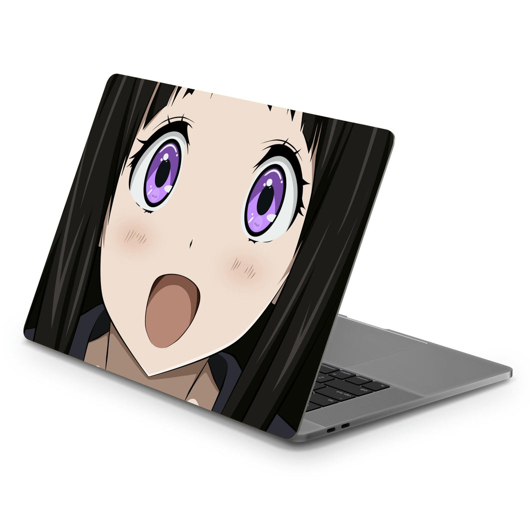 Eru Chitanda Smiling face  Macbook Skin