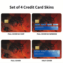 Load image into Gallery viewer, EVA Unit 01 Credit Card Skins (4-in-1 Pack)

