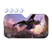 Load image into Gallery viewer, Evangelion Unit-01 in a bloody rage  Car Sunshade

