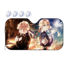 Load image into Gallery viewer, Evergarden Violet  Car Sunshade
