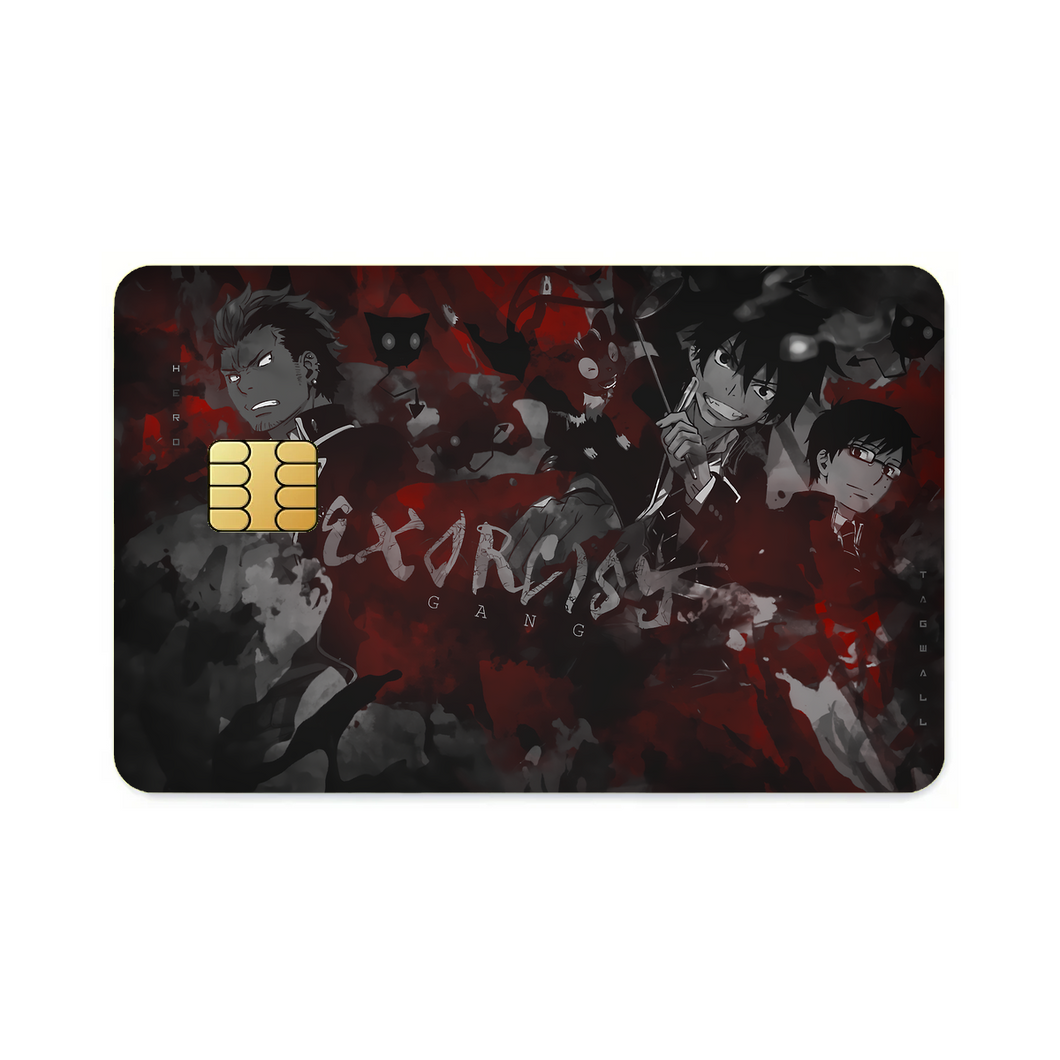 Exorcist Gang/Blue exorcist  Credit Card Skins (4-in-1 Pack)