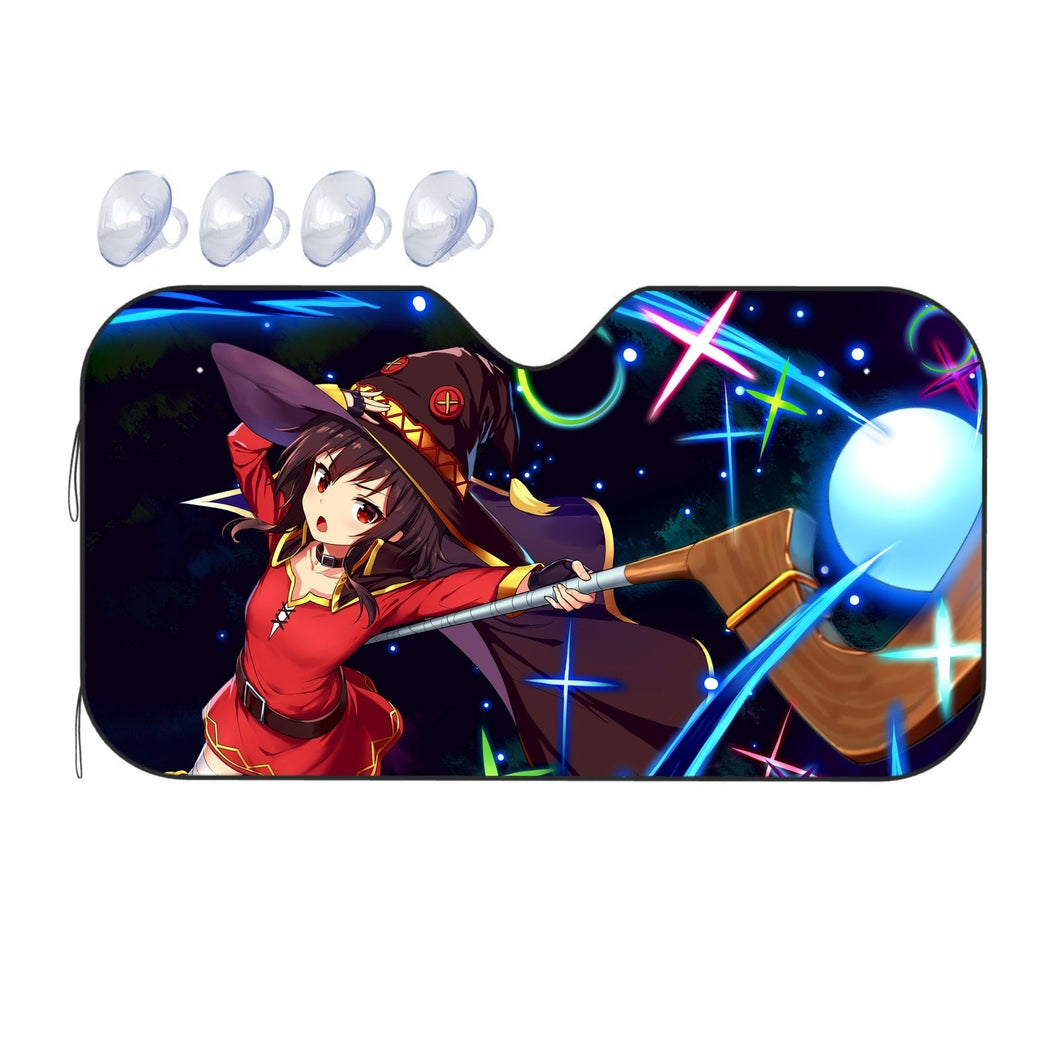 EXPLOSION!!! Megumi-chan  Car Sunshade