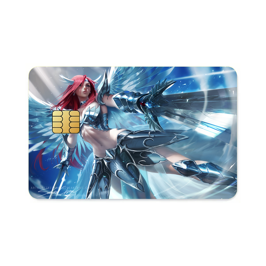 Fairy Tail Erza Scarlet  Credit Card Skins (4-in-1 Pack)