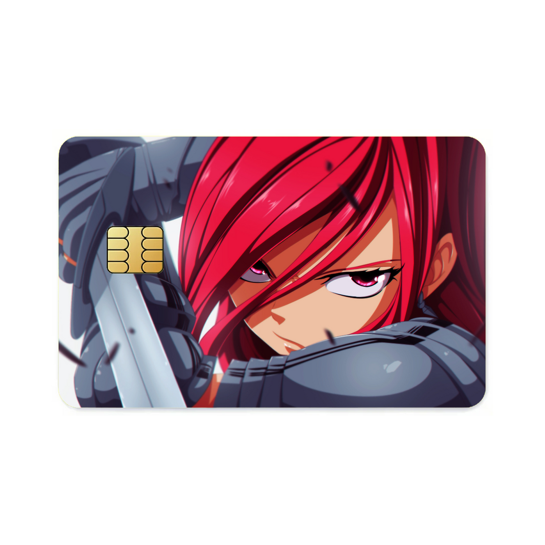 Fairy Tail Erza Scarlet  Credit Card Skins (4-in-1 Pack)