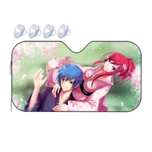 Load image into Gallery viewer, Fairy Tail Erza Scarlet, Jellal Fernandes  Car Sunshade
