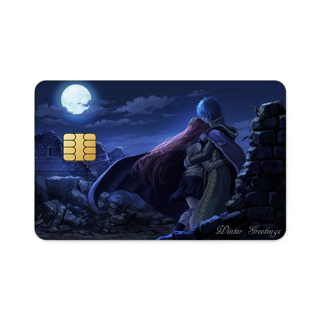 Fairy Tail Erza Scarlet, Jellal Fernandes  Credit Card Skins (4-in-1 Pack)