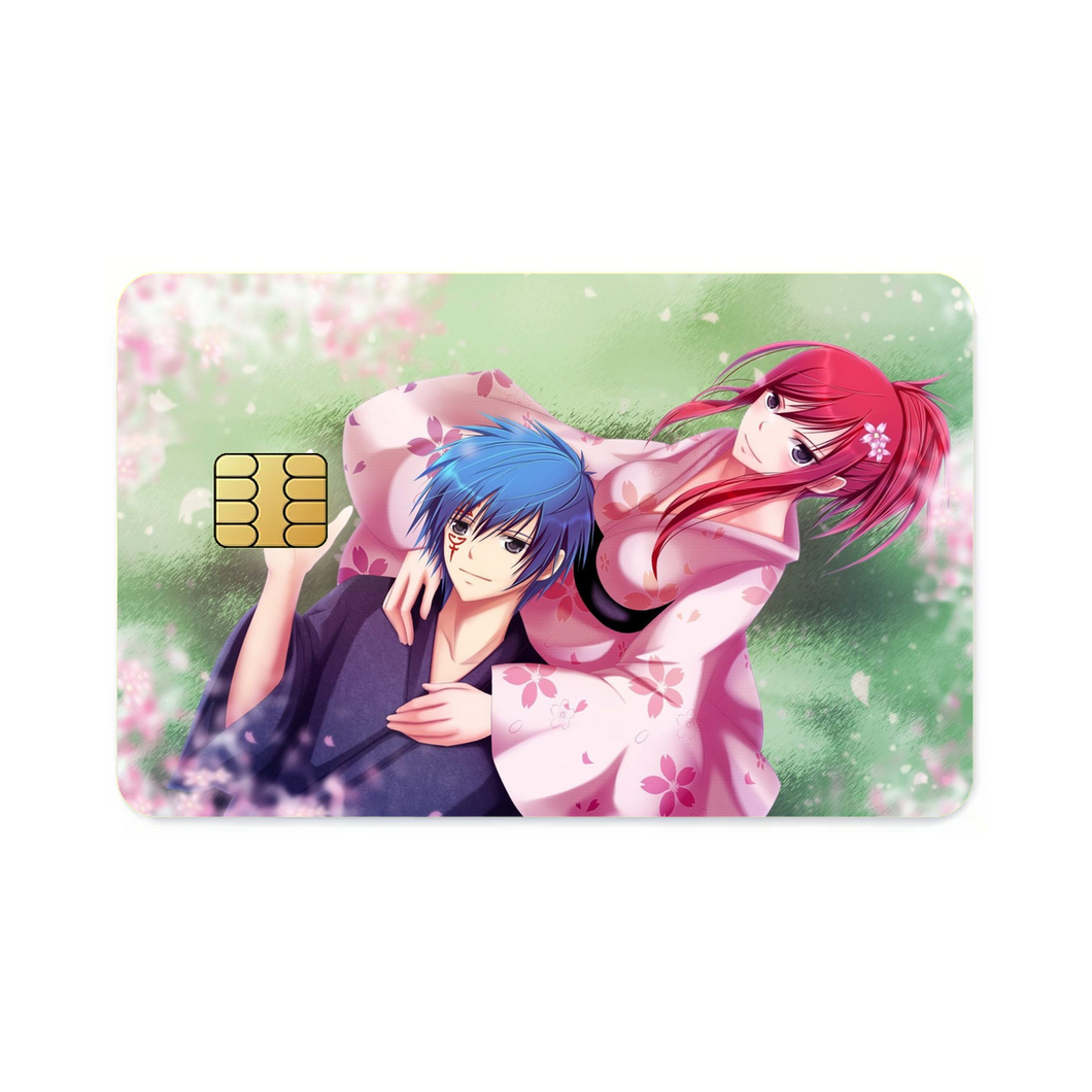 Fairy Tail Erza Scarlet, Jellal Fernandes  Credit Card Skins (4-in-1 Pack)