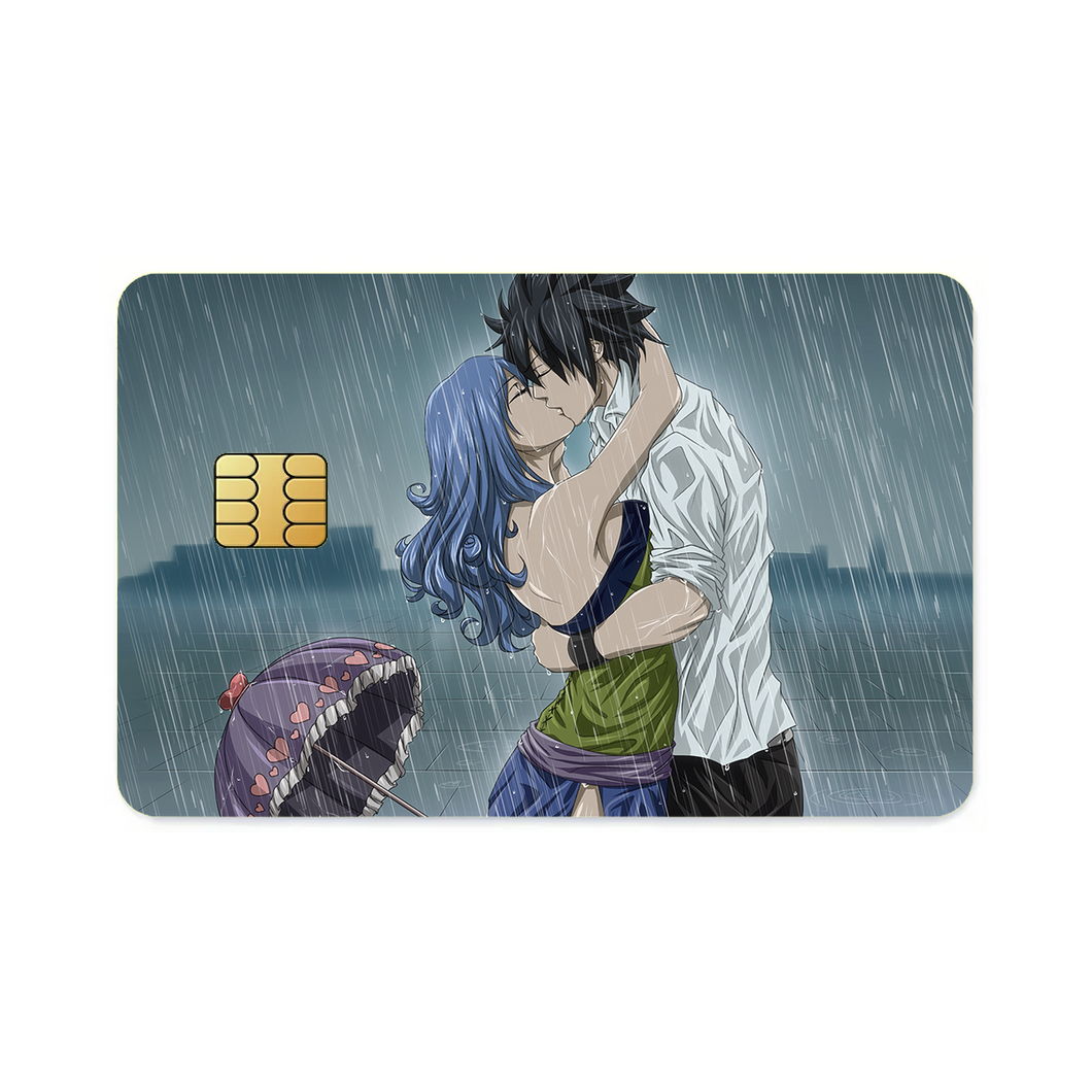 Fairy Tail Gray Fullbuster, Juvia Lockser  Credit Card Skins (4-in-1 Pack)