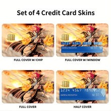 Load image into Gallery viewer, Fairy Tail Natsu Dragneel  Credit Card Skins (4-in-1 Pack)
