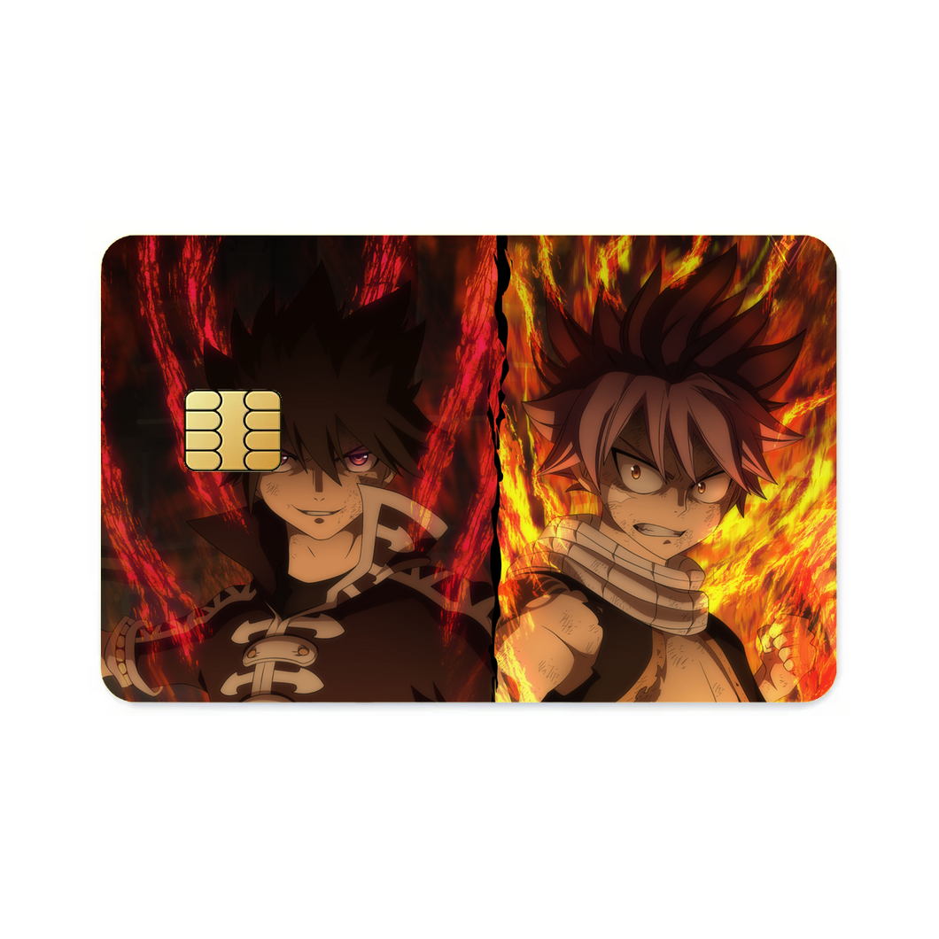 Fairy Tail Natsu Dragneel  Credit Card Skins (4-in-1 Pack)