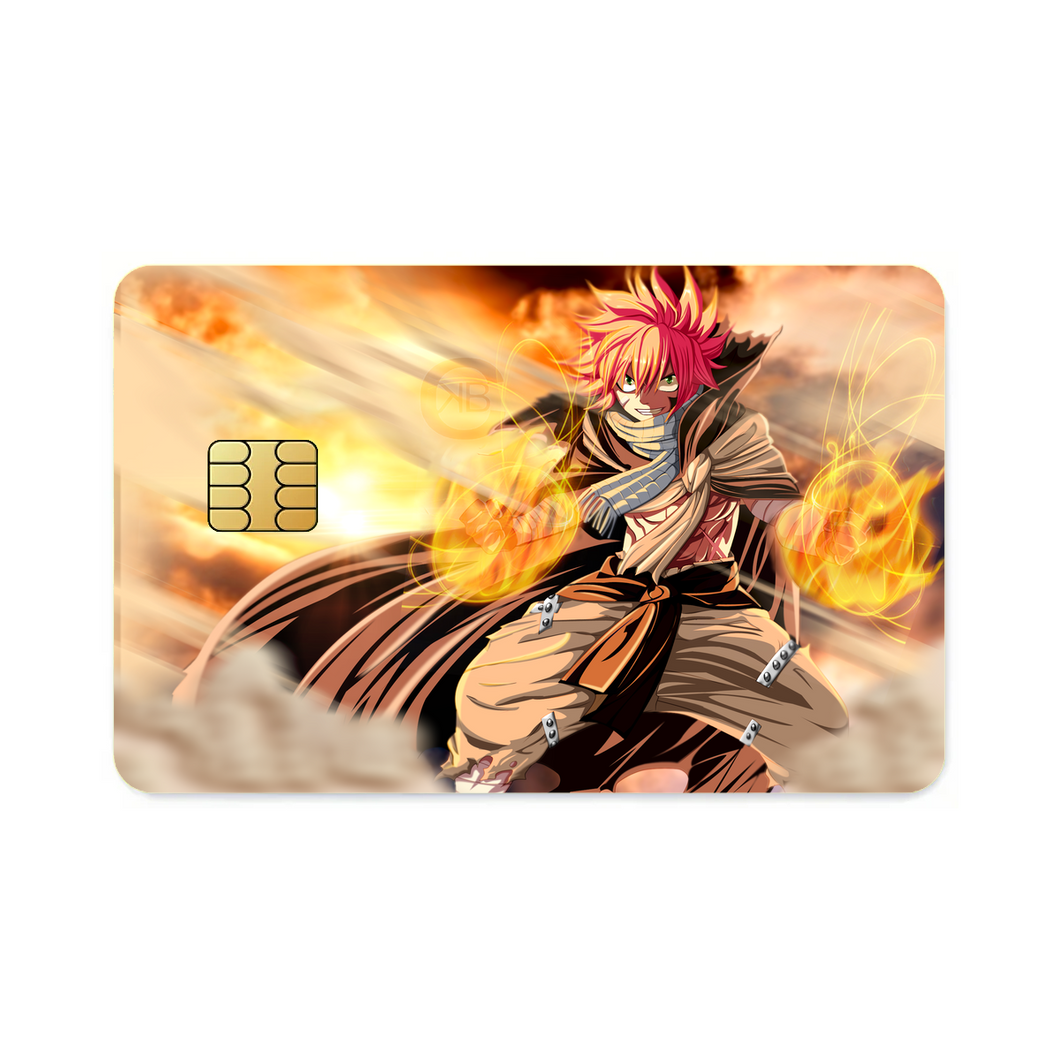 Fairy Tail Natsu Dragneel  Credit Card Skins (4-in-1 Pack)