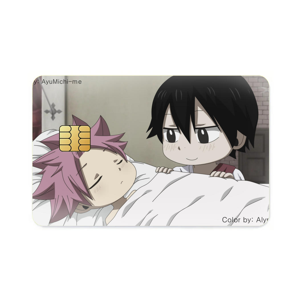 Fairy Tail Natsu Dragneel  Credit Card Skins (4-in-1 Pack)