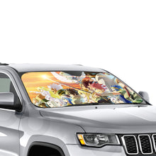 Load image into Gallery viewer, Fairy Tail Natsu Dragneel, Erza Scarlet, Gray Fullbuster, Lucy Heartfilia, Happy  Car Sunshade
