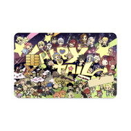 Fairy Tail Natsu Dragneel, Erza Scarlet, Gray Fullbuster, Lucy Heartfilia, Happy  Credit Card Skins (4-in-1 Pack)