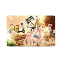 Load image into Gallery viewer, Fairy Tail Natsu Dragneel, Erza Scarlet, Gray Fullbuster, Lucy Heartfilia, Happy  Credit Card Skins (4-in-1 Pack)
