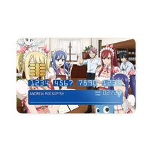 Load image into Gallery viewer, Fairy Tail Natsu Dragneel, Erza Scarlet, Gray Fullbuster, Lucy Heartfilia, Happy  Credit Card Skins (4-in-1 Pack)
