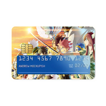 Load image into Gallery viewer, Fairy Tail Natsu Dragneel, Erza Scarlet, Gray Fullbuster, Lucy Heartfilia, Happy  Credit Card Skins (4-in-1 Pack)
