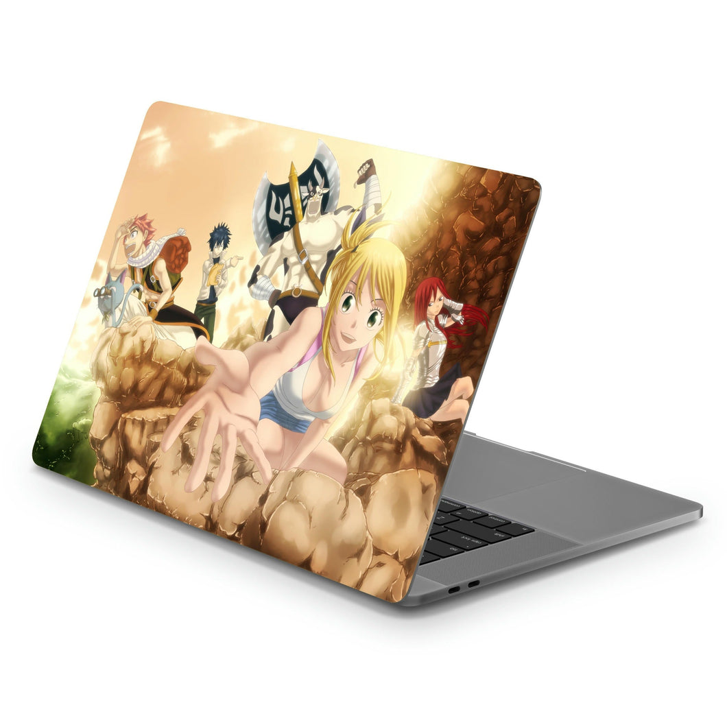 Fairy Tail Natsu Dragneel, Erza Scarlet, Gray Fullbuster, Lucy Heartfilia, Happy  Macbook Skin