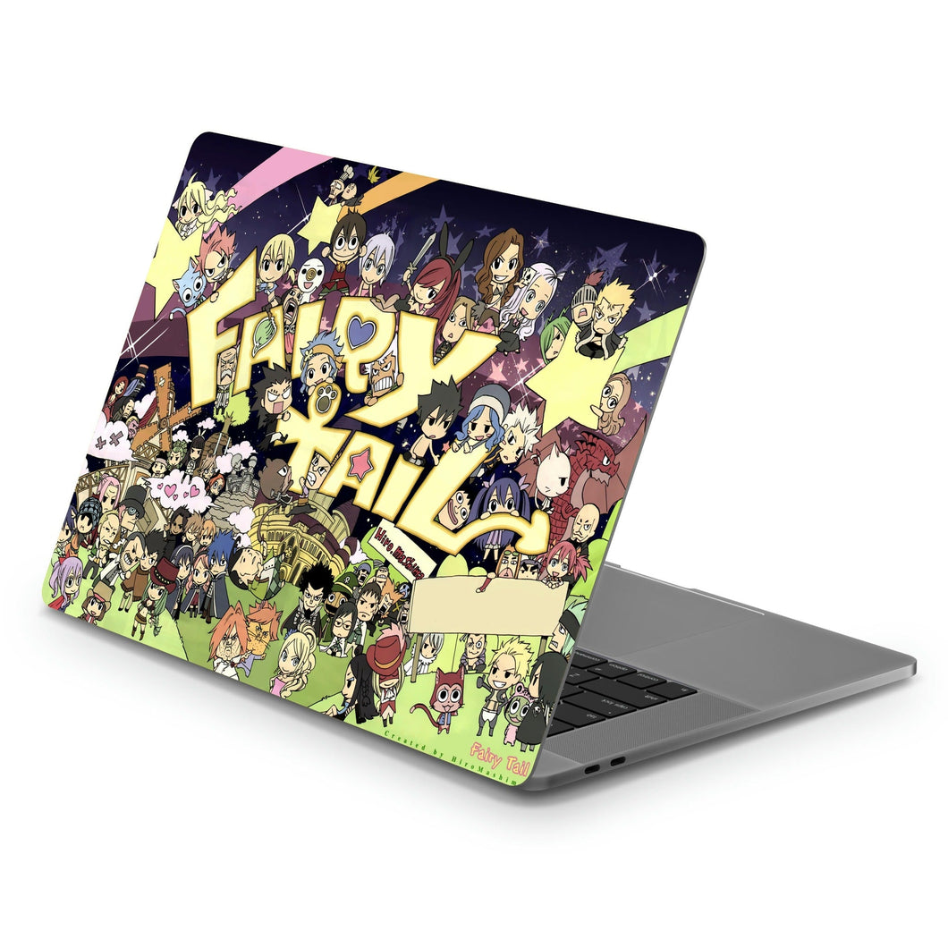 Fairy Tail Natsu Dragneel, Erza Scarlet, Gray Fullbuster, Lucy Heartfilia, Happy  Macbook Skin