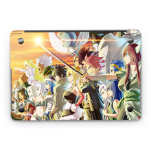 Load image into Gallery viewer, Fairy Tail Natsu Dragneel, Erza Scarlet, Gray Fullbuster, Lucy Heartfilia, Happy  Macbook Skin
