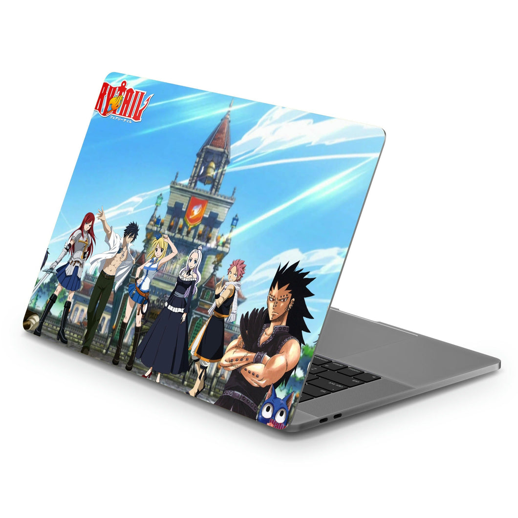 Fairy Tail Natsu Dragneel, Erza Scarlet, Gray Fullbuster, Lucy Heartfilia, Juvia Lockser  Macbook Skin