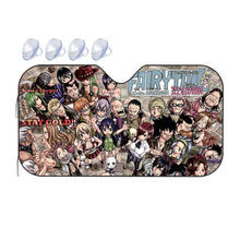 Load image into Gallery viewer, Fairy Tail Natsu Dragneel, Erza Scarlet, Lucy Heartfilia, Happy, Wendy Marvell  Car Sunshade
