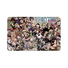 Load image into Gallery viewer, Fairy Tail Natsu Dragneel, Erza Scarlet, Lucy Heartfilia, Happy, Wendy Marvell  Credit Card Skins (4-in-1 Pack)

