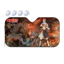 Load image into Gallery viewer, Fairy Tail Natsu Dragneel, Happy  Car Sunshade
