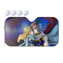 Load image into Gallery viewer, Fairy Tail Natsu Dragneel, Lucy Heartfilia  Car Sunshade
